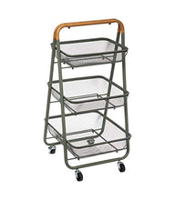 5Five - Carrello a 3 livelli, colore: Cachi Trio