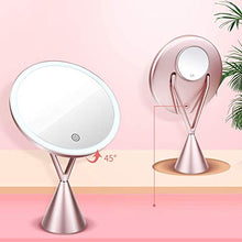 Specchio 8 pollici grande vanità 1x Led Con Luci Dimmerabile Touch Screen Portatile Piccolo Specchio