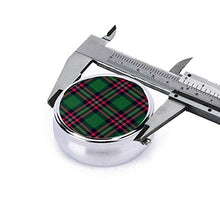 Scatola rotonda per medicina portatile, mini pillole in metallo, dispenser per pillole tascabili, borsa da viaggio, regalo Moran Tartan