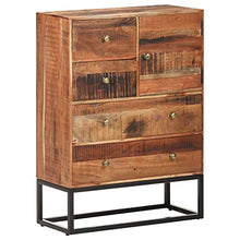 vidaXL Credenza 65x30x90 cm in Legno Grezzo di Acacia