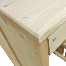 SKM Set da Pranzo da Giardino 5 pz in Legno di Pino Impregnato (92kg)