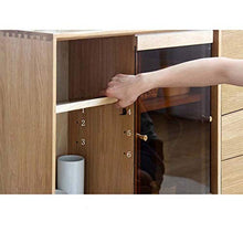 COUYY Credenza Semplice Moderna in Legno Massiccio Credenza Mobili Armadio Household Living Room Kitchen Cabinet Governo di immagazzinaggio