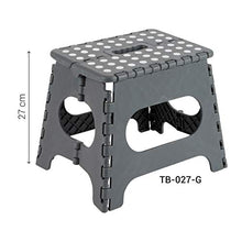 Arregui TB-027-G – Sgabello Pieghevole Multiuso, 27 cm di altezza, grigio