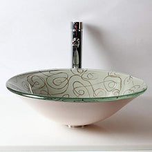 Jgophu Vaso in vetro artistico Vanity Sink cromato