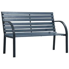 VidaXL - Panca da giardino, 120 cm, colore: Grigio legno