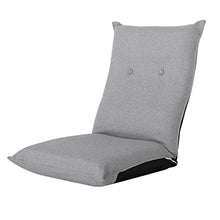 SMC Sedia della Finestra di Baia pigra della Sedia Pieghevole del Letto della Sedia del Computer della Camera da Letto Pieghevole della Camera da Letto (Color : Gray)