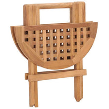 FAMIROSA Set da Pranzo da Giardino Pieghevole 3 pz in Massello di Teak-5453