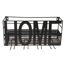 YOUJING Portabottiglie per Vino Rosso, Home Portabottiglie in Metallo a Parete con 4 Bottiglie e 4 Bicchieri per Decorazioni per la casa