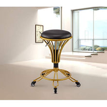 AYQ- Poltrone da barbiere, ruotabile di sollevamento di bellezza le feci del salone di capelli Dedicato a rotelle Sgabello rotondo Studio di massaggio Sgabello Dimensioni: 33 * 50-62CM sedia da recept