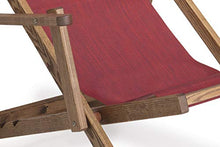 Sdraio AFRODITE in frassino tinto noce (Rosso Melange)