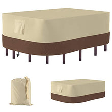 DERCLIVE - Copertura per mobili da giardino e patio, impermeabile, resistente alla polvere