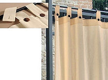 Megashopitalia Tenda per Gazebo Pergola Veranda Confezionata con Asole in Cotone