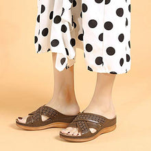 Sandali Donna Sandali Zeppa Scarpe Passeggio Spiaggia, Sandali Donna Sexy Tacco Zeppa Sandali Punta Aperta Retro, Moda Comode Morbido Antiscivolo Ciabatte Casa Infradito,B,39