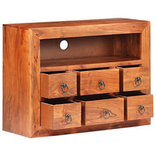vidaXL Credenza 80x30x60 cm in Legno Massello di Acacia