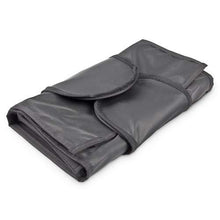 Relaxdays Vassoio Divano da Bracciolo, 6 Tasche Porta Telecomando, Poliestere, Nero, 22 x 18 x 31 cm