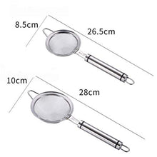 UPKOCH Setacci da Cucina in Acciaio Inossidabile a Maglia fine 3 Pezzi per Cottura Dimensioni s m l