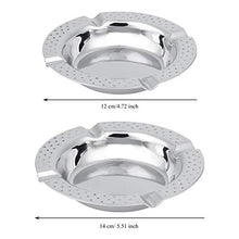 Tarente Creativo Ispessito Resistente in Acciaio Inox Posacenere Home Office Bar Club
