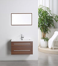 KZOAO Madrid - Set lavabo 100 cm, colore: Noce