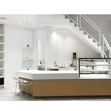 Miwaimao - Sgabello alto in acciaio INOX per casa, semplice e creativo, confortevole (colore: rosso, dimensioni: 76 cm), bianco, 56 cm