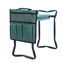 ZNMUCgs - Panca portatile da giardino con borse per attrezzi da giardino, per esterni, Verde (Verde) - ZNMUCgs