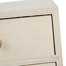 Asixxsix Organizer in Legno, con cassettiera da scrivania, utile ed Elegante Pratico per Documenti da Ufficio Organizer per Gioielli
