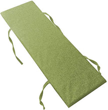 Zhouzhou - Cuscino per panca da giardino, antiscivolo, 2 posti, per interni e sedie da pranzo, per esterni, mobili da giardino, cuscino per sedia a dondolo, per divano lungo