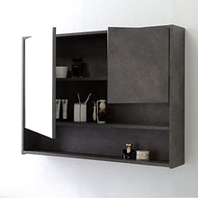 Kiamami Valentina MOBILE BAGNO A TERRA 101CM CON LAVABO STILE INDUSTRIAL SPECCHIO | VIENNA