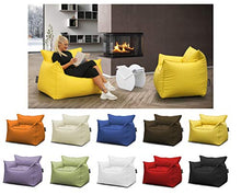 EXTROITALY Nero Floss Poltrona con Schienale L.100 H.72 Prof.80 CM. - Seduta da Terra CM.41