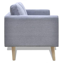 FAMIROSA Set Divani a 2 e a 3 Posti in Tessuto Grigio Chiaro-2193