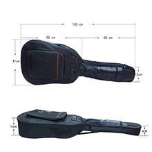 SaySure - Guitar Soft Case Bag Fit Acoustic Guitar Padded Straps Case