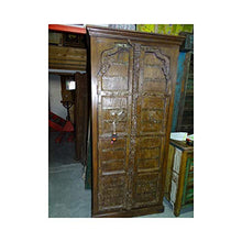 int. d'ailleurs - Vecchio Armadio Indiano con Ante ad Arco Alte 202 cm - VM390