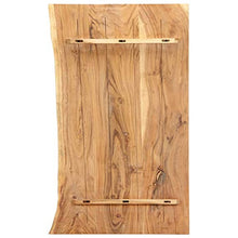 FAMIROSA Piano per Lavabo Bagno in Massello di Acacia 100x55x3,8 cm