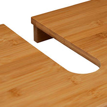 Relaxdays Mobile Sottolavabo LAMELL in bambù & MDF, Armadietto, Lavandino, Lamellato, 2 Ante, 60x67x30 cm ca, Naturale, bambú, Marrone, 1 pz