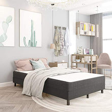 SKM Letto a Molle Grigio Scuro in Tessuto 120x200 cm (43.2kg)