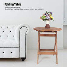 LZKW Tavolo in Legno, Pieghevole Pratico Tavolo Pieghevole Portatile, per Cafe Home