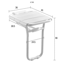 MGMDIAN Sgabello da Bagno Pieghevole per Il Bagno - con Sedile per Le Gambe Accessori da Bagno