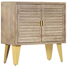 vidaXL Massello di Mango Credenza in Ghisa Vintage Armadietto Madia Consolle