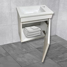 STARBATH PLUS - Mobile da bagno con lavabo in plastica ABS Ador - Lavabo sospeso - Mobile da bagno con lavabo - 40 x 22 cm