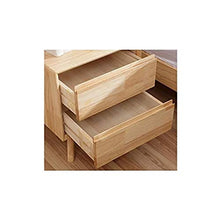 SLL- Legno Solido Comodino Comodino Laterale Forma Semplice e Durevole e Pratico