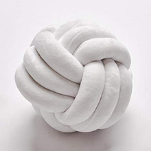 shuxuanltd Paracolpi Treccia Paracolpi Lettino Treccia Cuscini Divano Cuscini per Divano Cuscino per Divano Decorazioni per La Casa Cuscino Morbido Cuscino Fluffy Cuscino Annodato Grigio Chiaro