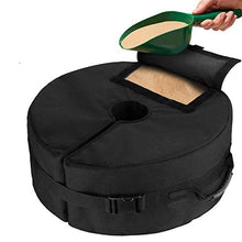 Sarazong Base per Ombrellone, Staccabile, Portatile Resistente alle Intemperie, Rotondo, Riempibile, Portaombrelli da Esterno per Giardino Esterno