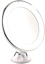 Sichler Beauty Specchio ingranditore: Specchi da Barba e Cosmetici, Ø 17,5 cm, 5 Volte, 25 LED, Ventosa a 360 ° (Specchio da Barba Ventosa)