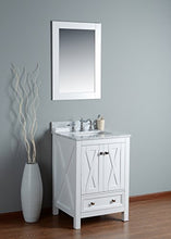 RUBEZA 600mm Brooklyn Bagno Vanity Bianco italiano Carrara Top