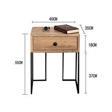 SLL- Legno Solido Comodino Comodino Laterale Forma Semplice e Durevole e Pratico