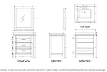 RUBEZA 750mm Harper Bagno Vanity, Bianco Marmo Italiano Carrara Top