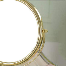 Faus Koco. Specchio Trucco Vintage, Specchio 360 °;Supporto Girevole, Ingrandimento 1X E 3X, Specchio Cosmetico Rotante Doppio Laterale Doppio Rotante