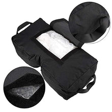 GOTOTO 2 Pezzi Base per Ombrellone da Esterno in Tessuto, Quadrata, 45 * 22 * 14cm, Nero