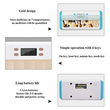 MIKLL Dispenser Automatico di Pillole Sistema organizzatore di scatole per Pillole di Grande capacità,Organizzatore Dispenser Digitale di Pillole, Timer con allarmi Timer Scatola per Pillole