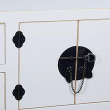 Vidal Regalos Mobile da ingresso o ingresso in legno, stile retrò, bianco, 95 cm