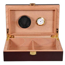 ZLMMY Legno Stash Box w/Storage - Chalet Red Cherry Cigar Humidor